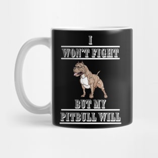 Pitbull Mama Funny Pit Bull Mom Mug